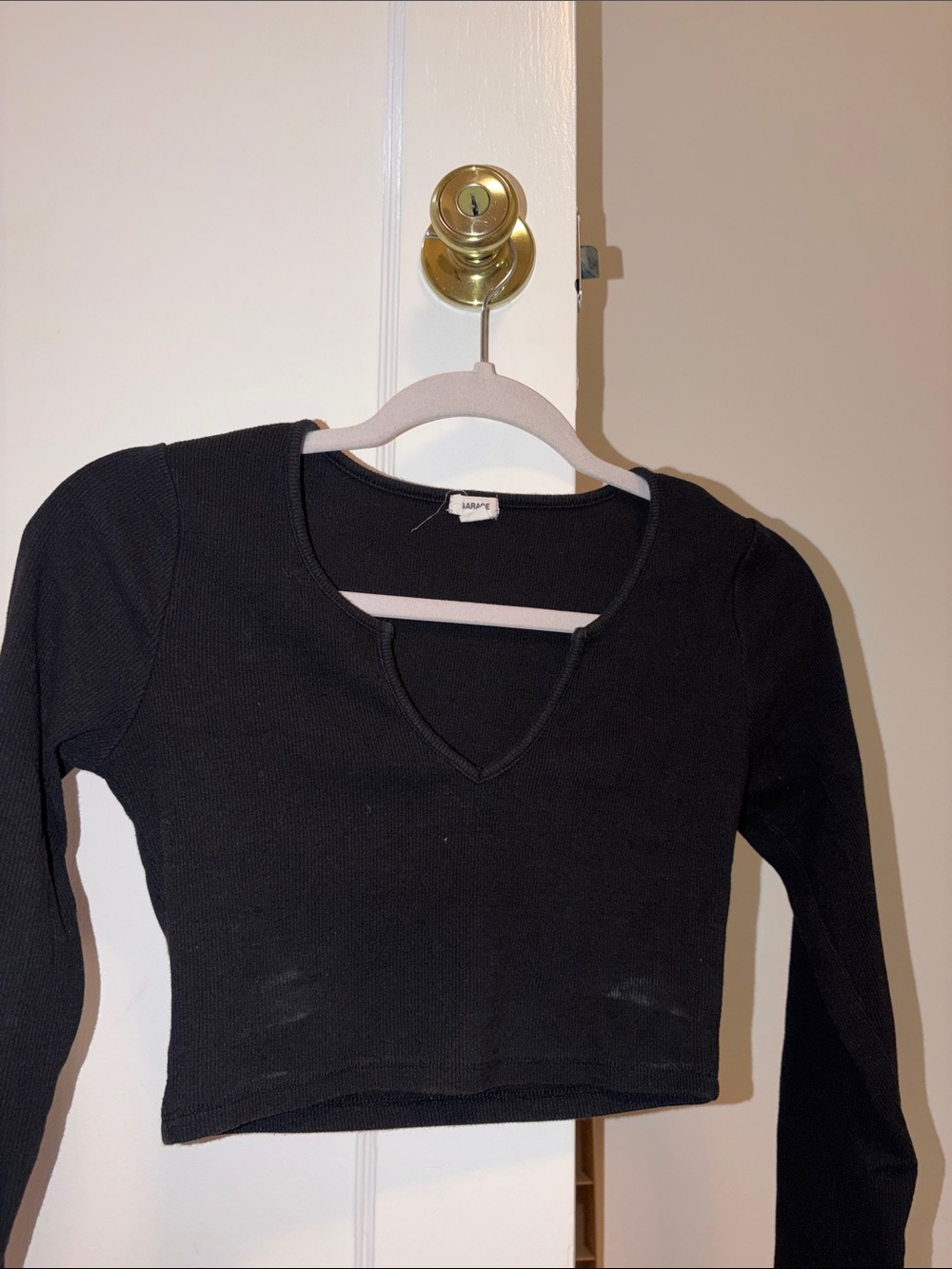 Long Sleeve Crop Top